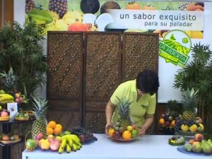 Elaboración de cestas de fruta